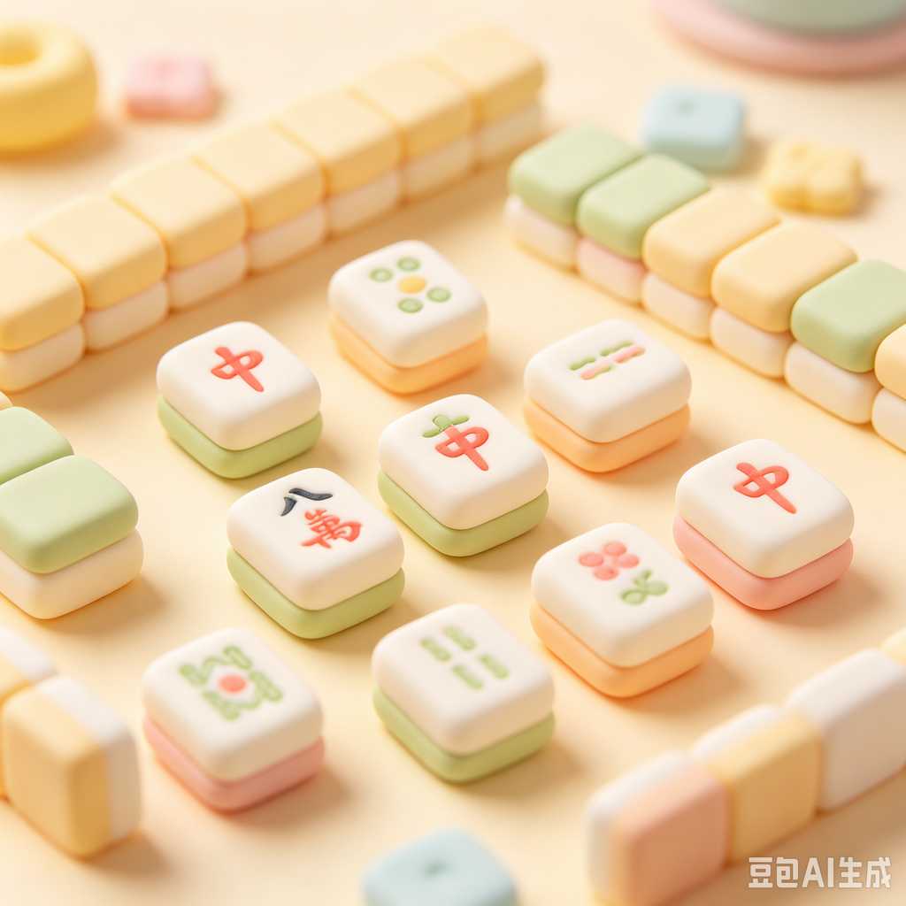 asian classic board game mahjong